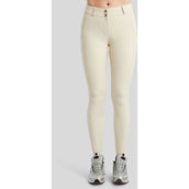 Montar Pantaloni da Equitazione Megan Full Grip Grigio chiaro