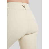 Montar Pantaloni da Equitazione Megan Full Grip Grigio chiaro