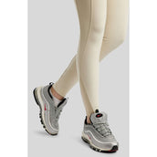 Montar Pantaloni da Equitazione Megan Full Grip Grigio chiaro
