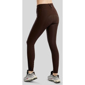 Montar Pantaloni da Equitazione Megan Full Grip Marrone