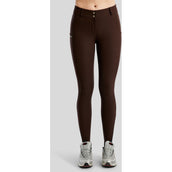 Montar Pantaloni da Equitazione Megan Full Grip Marrone
