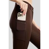 Montar Pantaloni da Equitazione Megan Full Grip Marrone