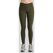 Montar Pantaloni da Equitazione Megan Full Grip Olive