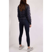 Montar Leggings da Equitazione Michelle Rosegold Logo Navy