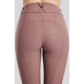 Montar Pantaloni da Equitazione MoZida Refined Full Grip Dusty Rose
