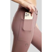 Montar Pantaloni da Equitazione MoZida Refined Full Grip Dusty Rose