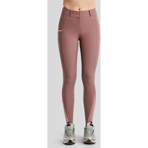 Montar Pantaloni da Equitazione MoGlenda Full Grip Dusty Rose