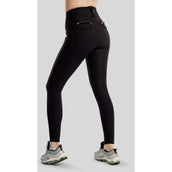 Montar Pantaloni da Equitazione MoGlenda Full Grip Nero