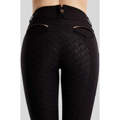 Montar Pantaloni da Equitazione MoGlenda Full Grip Nero
