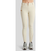 Montar Pantaloni da Equitazione MoGlenda Full Grip Warm Light grey