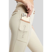 Montar Pantaloni da Equitazione MoGlenda Full Grip Warm Light grey