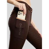 Montar Pantaloni da Equitazione MoGlenda Full Grip Marrone