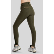 Montar Pantaloni da Equitazione MoGlenda Full Grip Olive