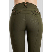 Montar Pantaloni da Equitazione MoGlenda Full Grip Olive
