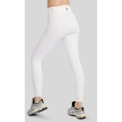 Montar Pantaloni da Equitazione MoGaia Full Grip Bianco
