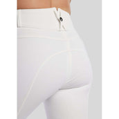 Montar Pantaloni da Equitazione MoGaia Full Grip Bianco