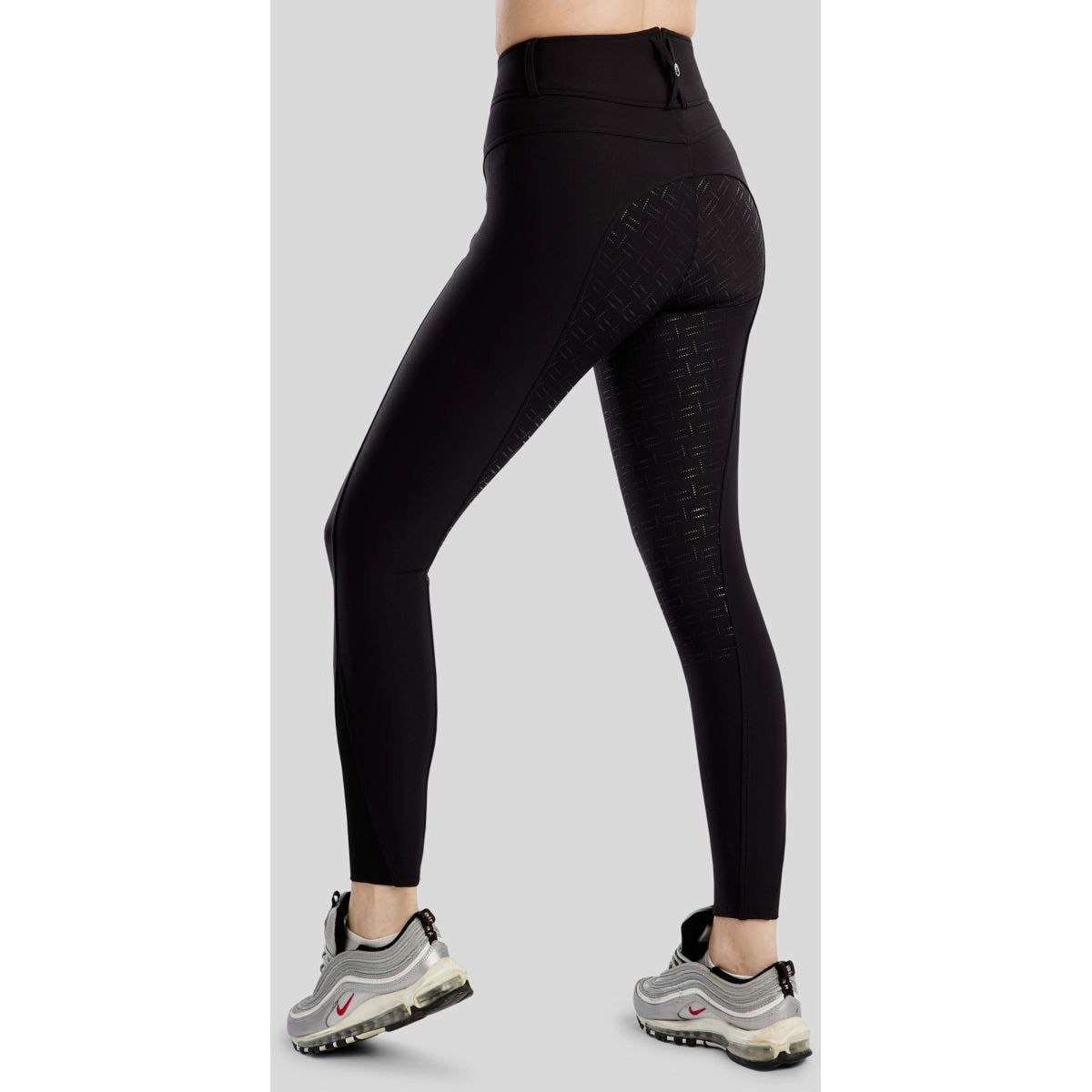 Montar Pantaloni da Equitazione MoGaia Full Grip Nero