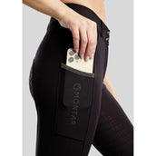 Montar Pantaloni da Equitazione MoGaia Full Grip Nero