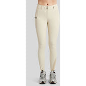 Montar Pantaloni da Equitazione MoGaia Full Grip Warm Light Grey