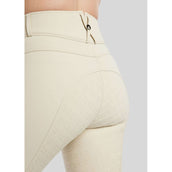 Montar Pantaloni da Equitazione MoGaia Full Grip Warm Light Grey