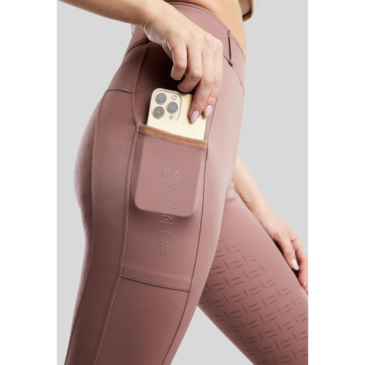 Montar Leggings da Equitazione MoGlenda Full Grip Dusty Rose