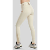 Montar Leggings da Equitazione MoGlenda Full Grip Warm Light Grey