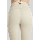 Montar Leggings da Equitazione MoGlenda Full Grip Warm Light Grey