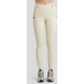 Montar Leggings da Equitazione MoGlenda Full Grip Warm Light Grey