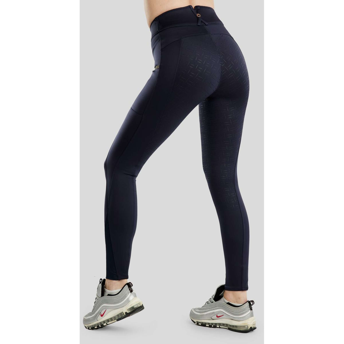Montar Leggings da Equitazione MoGlenda Full Grip Navy