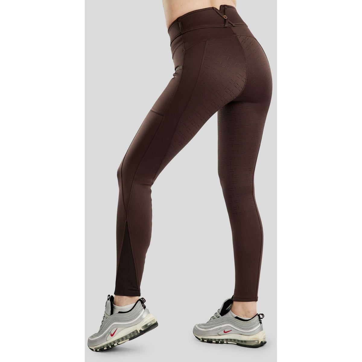 Montar Leggings da Equitazione MoGlenda Full Grip Marrone