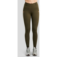 Montar Leggings da Equitazione MoGlenda Full Grip Olive
