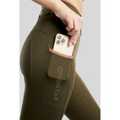 Montar Leggings da Equitazione MoGlenda Full Grip Olive