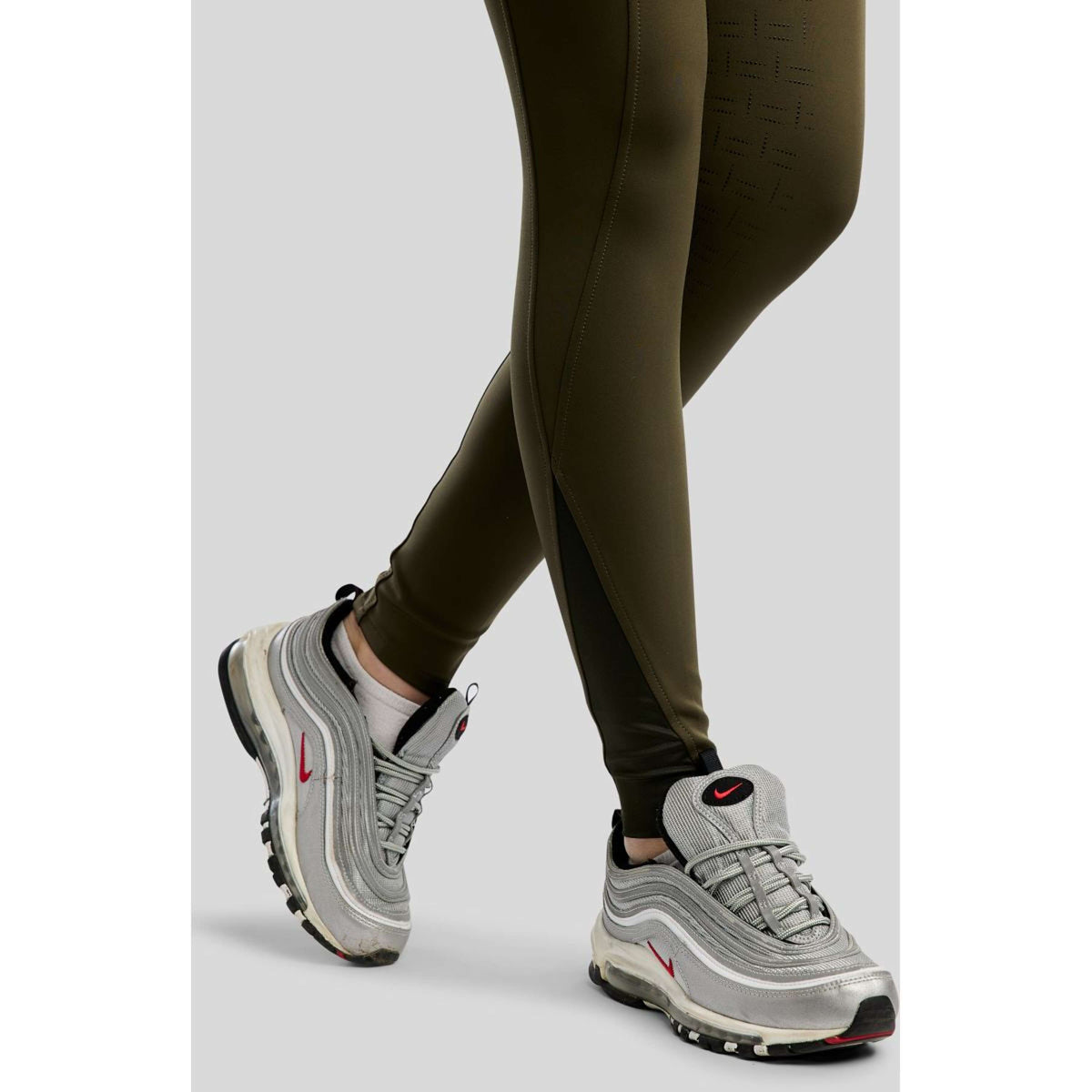 Montar Leggings da Equitazione MoGlenda Full Grip Olive
