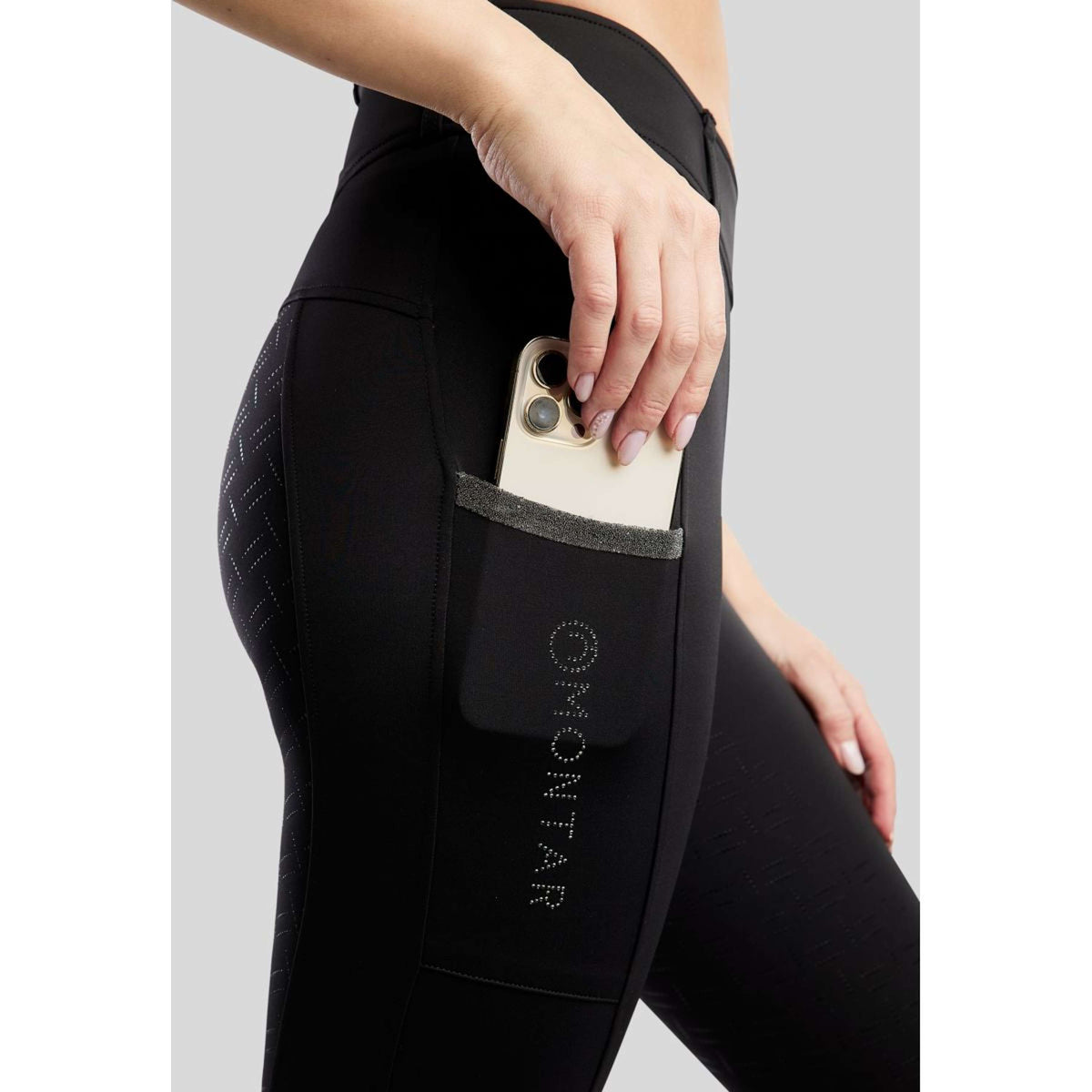 Montar Leggings da Equitazione MoGaia Full Grip Nero