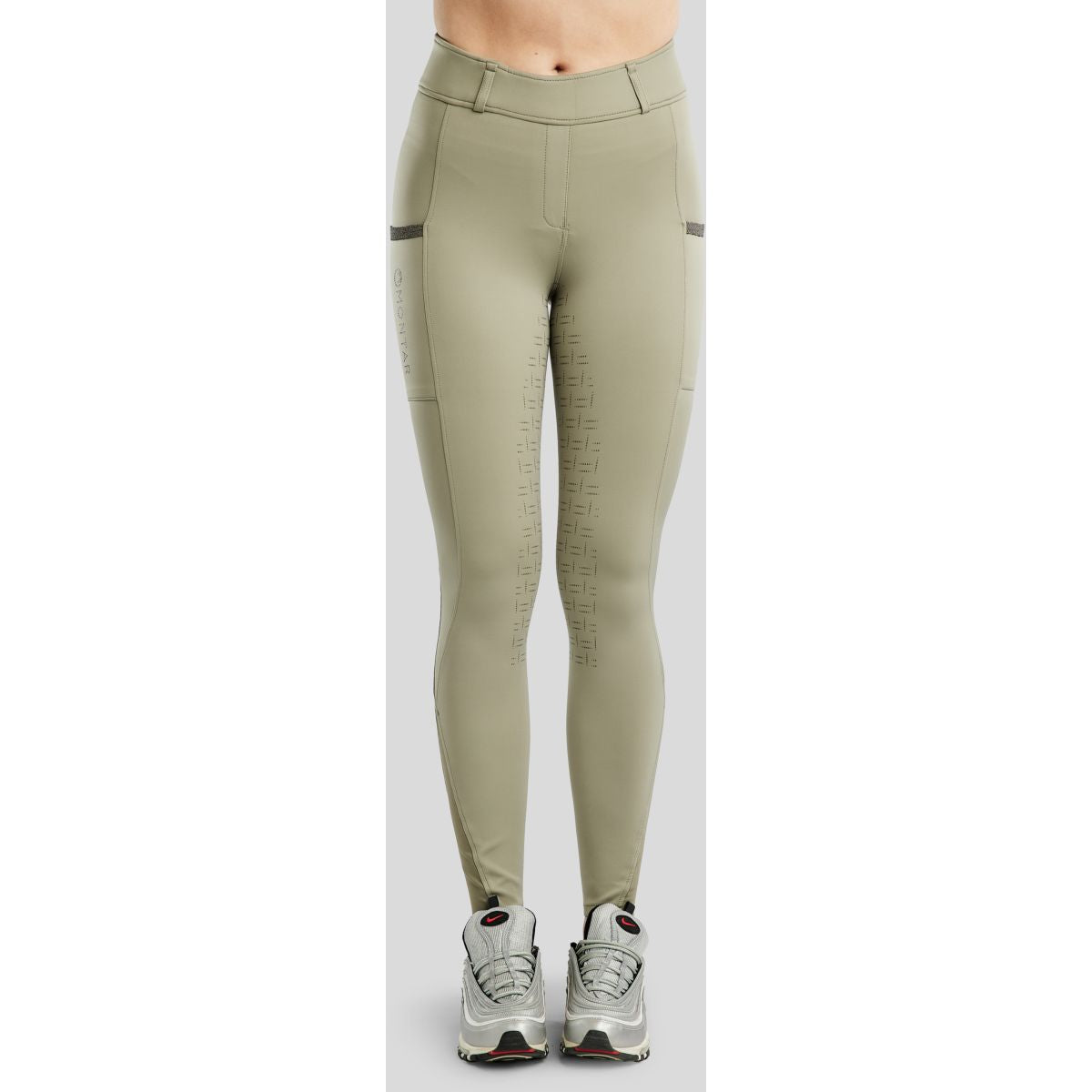 Montar Leggings da Equitazione MoGaia Full Grip Dusty Green