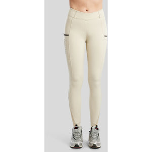 Montar Leggings da Equitazione MoGaia Full Grip Warm Light Grey
