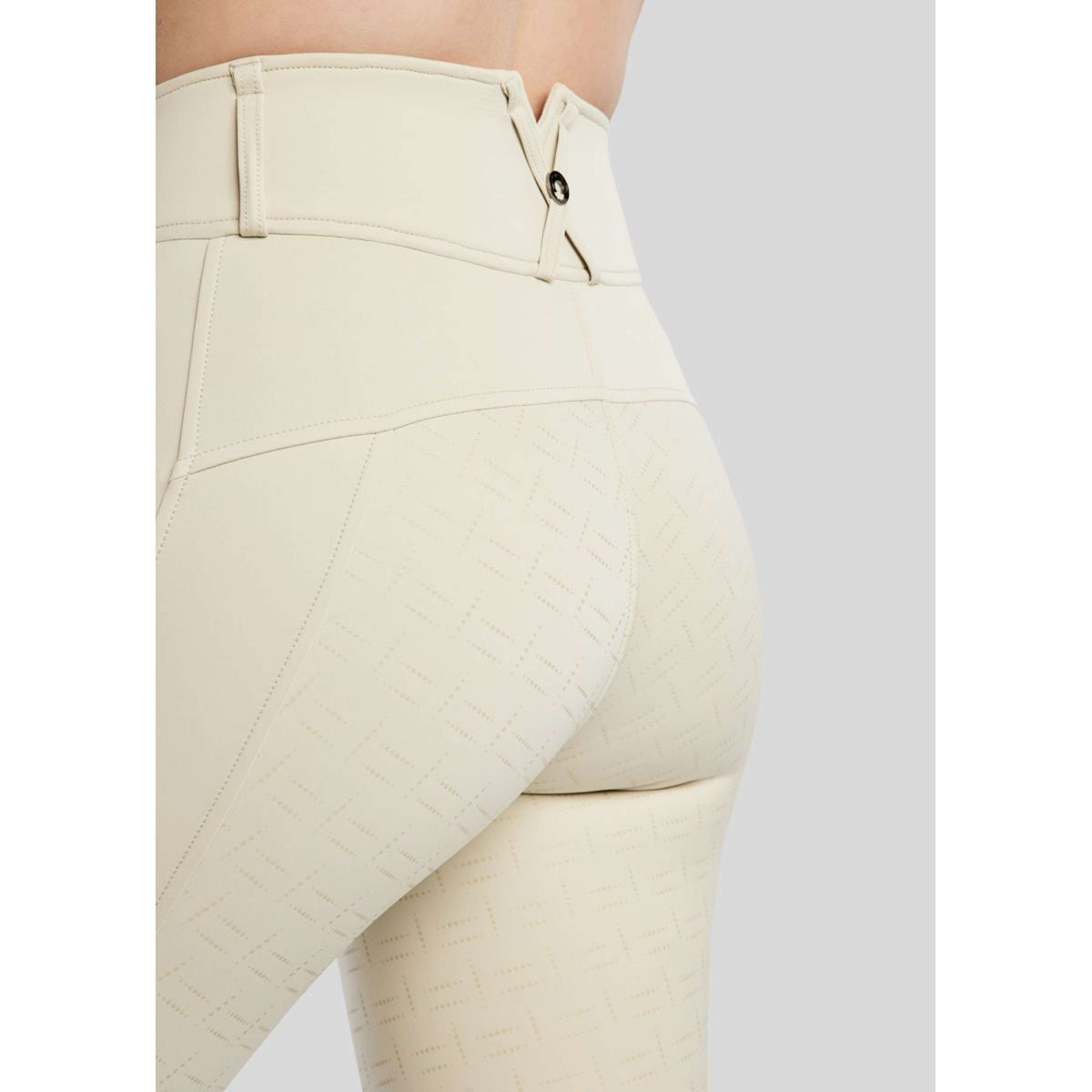 Montar Leggings da Equitazione MoGaia Full Grip Warm Light Grey