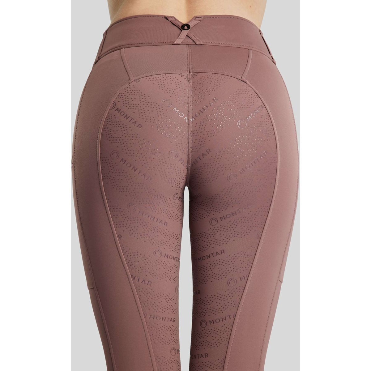 Montar Leggings da Equitazione MoErica Winter Full Grip Dusty Rose