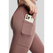 Montar Leggings da Equitazione MoErica Winter Full Grip Dusty Rose