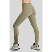 Montar Leggings da Equitazione MoErica Winter Full Grip Dusty Green
