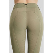 Montar Leggings da Equitazione MoErica Winter Full Grip Dusty Green
