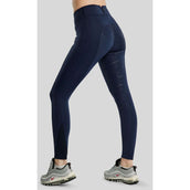 Montar Leggings da Equitazione MoErica Winter Full Grip Navy