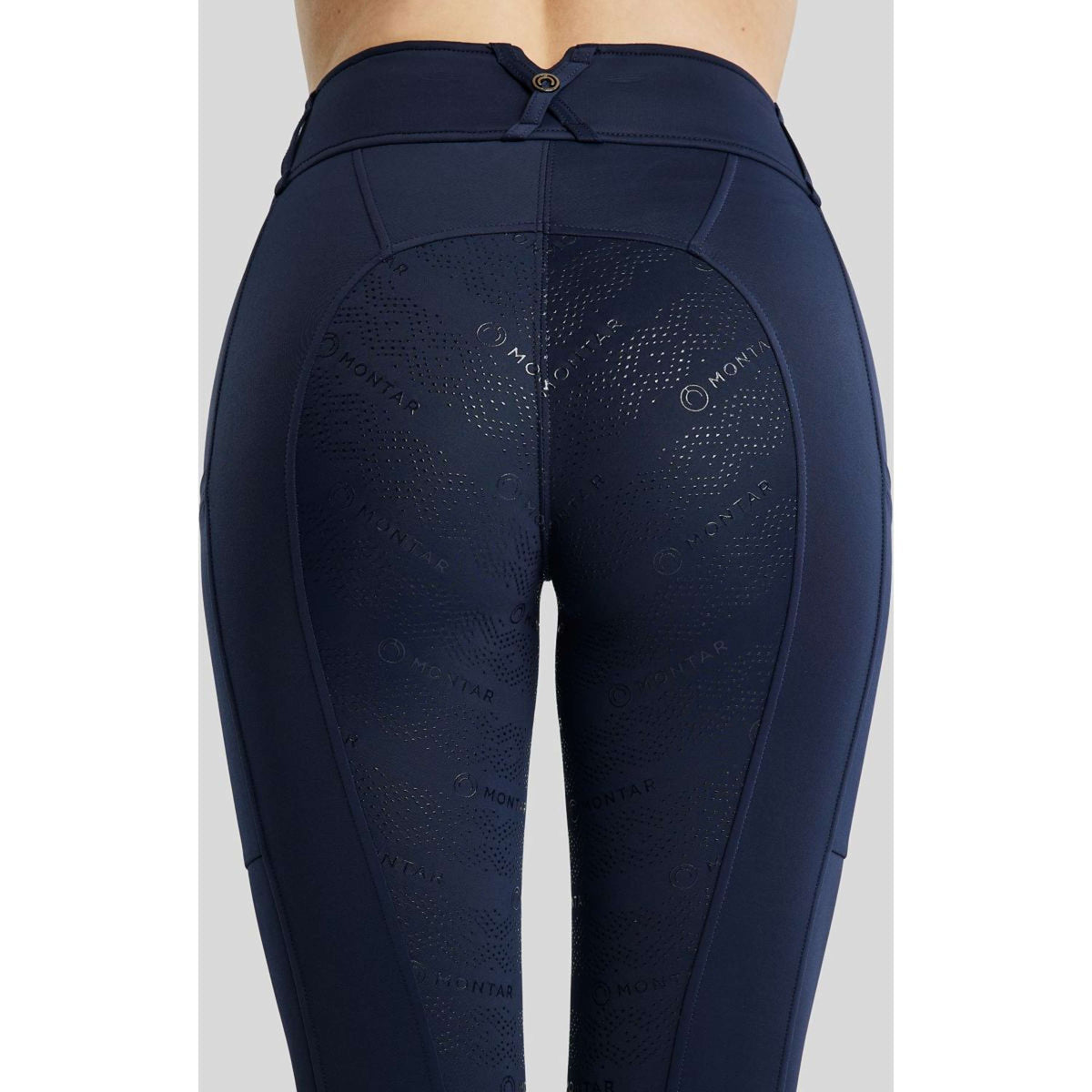 Montar Leggings da Equitazione MoErica Winter Full Grip Navy
