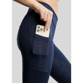 Montar Leggings da Equitazione MoErica Winter Full Grip Navy