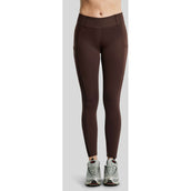 Montar Leggings da Equitazione MoErica Winter Full Grip Marrone