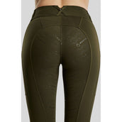 Montar Leggings da Equitazione MoErica Winter Full Grip Olive