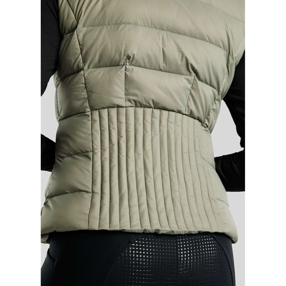 Montar Gilet MoAthena Refined Corto Dusty Green