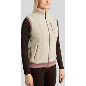Montar Gilet MoEbba Teddy Dusty Rose