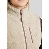 Montar Gilet MoEbba Teddy Dusty Rose