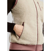 Montar Gilet MoEbba Teddy Dusty Rose